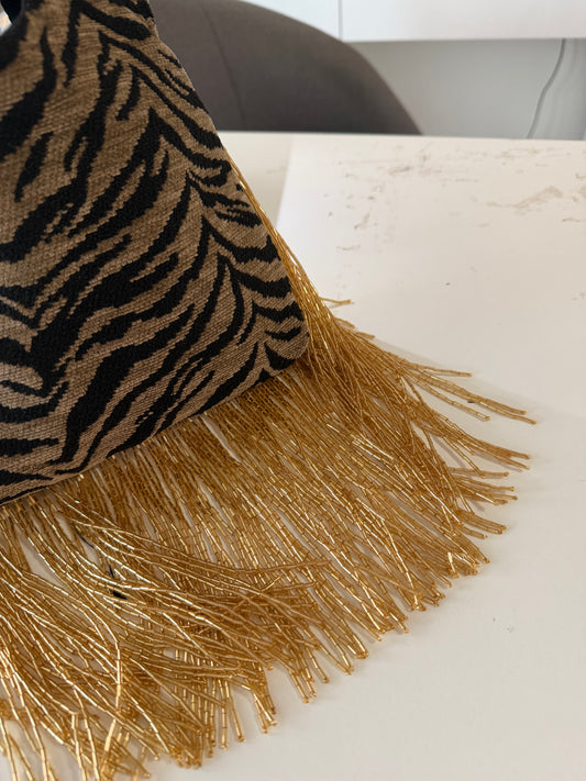 NUDO ZEBRA TAN/GOLDEN