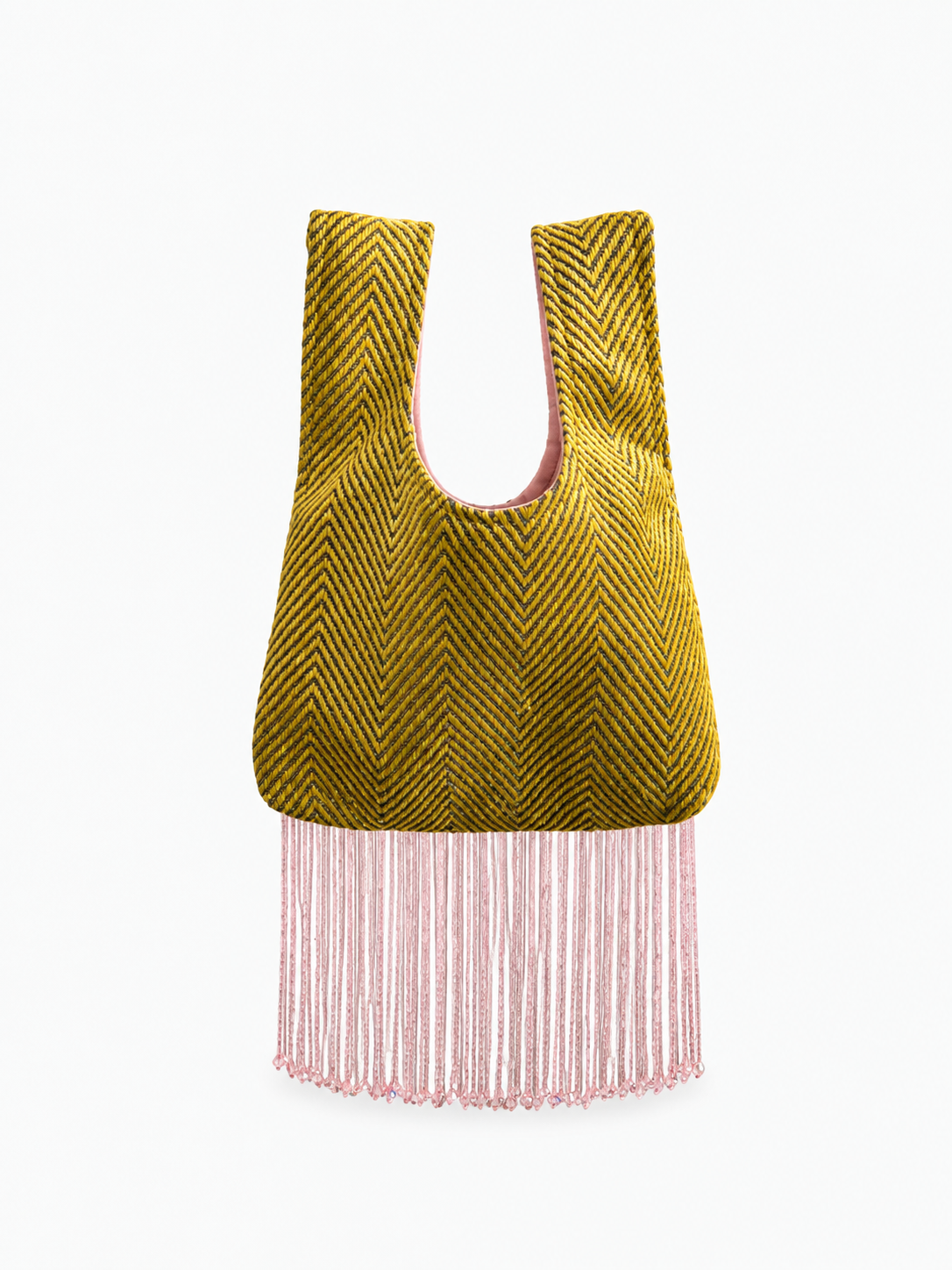 NUDO LEMON LIME/PINK LONG FRINGE